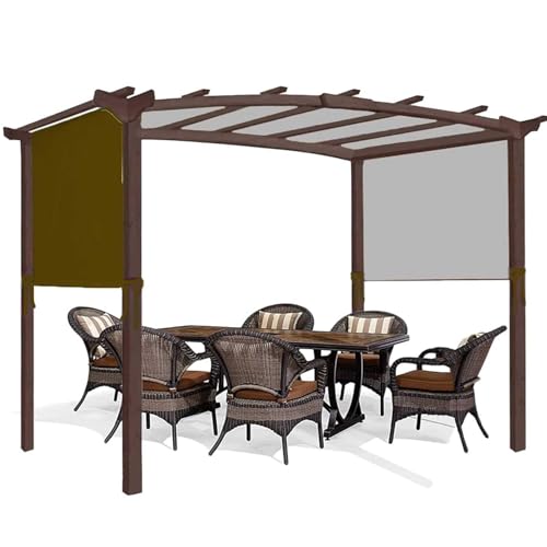 Ersatzdach für Pergola, Abdeckung für Wand Anbau Pavillon Ersatz Verdeck mit 4 Befestigungsgurten Universeller Ersatz Schatten Baldachin Oberer Deckel für Pergola Schattenabdeckung Ersatzdach für Pergola, Abdeckung für Wand Anbau Pavillon Ersatz Verdeck mit 4 Befestigungsgurten Universeller Ersatz Schatten Baldachin Oberer Deckel für Pergola Schattenabdeckung von IXPIUZB