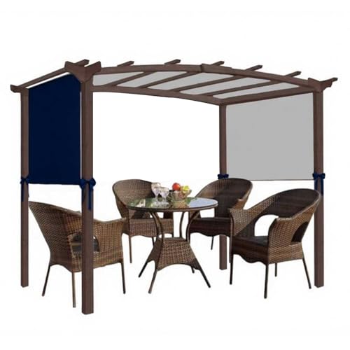 Ersatzdach für Pergola, Abdeckung für Wand Anbau Pavillon Ersatz Verdeck mit 4 Befestigungsgurten Universeller Ersatz Schatten Baldachin Oberer Deckel für Pergola Schattenabdeckung Ersatzdach für Pergola, Abdeckung für Wand Anbau Pavillon Ersatz Verdeck mit 4 Befestigungsgurten Universeller Ersatz Schatten Baldachin Oberer Deckel für Pergola Schattenabdeckung von IXPIUZB