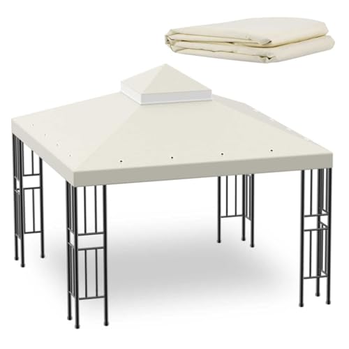 Ersatzdach pavillon 3x3 Dach wasserdicht stabil Winterfest kaminabzug, Ersatzdach grillpavillon doppeldach mit strapazierfähigem Polyestergewebe perfekt für Garten, Camping Ersatzdach pavillon 3x3 Dach wasserdicht stabil Winterfest kaminabzug, Ersatzdach grillpavillon doppeldach mit strapazierfähigem Polyestergewebe perfekt für Garten, Camping von IXPIUZB