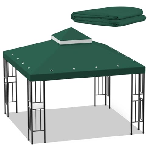 Ersatzdach pavillon 3x3 Dach wasserdicht stabil Winterfest kaminabzug, Ersatzdach grillpavillon doppeldach mit strapazierfähigem Polyestergewebe perfekt für Garten, Camping Ersatzdach pavillon 3x3 Dach wasserdicht stabil Winterfest kaminabzug, Ersatzdach grillpavillon doppeldach mit strapazierfähigem Polyestergewebe perfekt für Garten, Camping von IXPIUZB