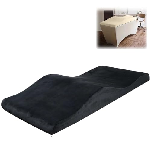 Gebogene Matratze, ergonomisches Design, gebogene Schaumstoff-Matratze, starke Unterstützung, Wimpernschaum-Topper, passend für die Kurve, rutschfestes Design, hoher Rückprallschwamm, Familien und von IXPIUZB
