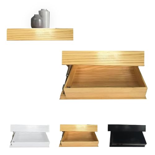 IXPIUZB Designer Regal mit geheimfach modernes wandboard mit verstecktem Fach möbel mit verstecktem geheimfach verdecktes schwebendes Regal aus Holz für Wohnzimmer, Büro, Schlafzimmer IXPIUZB Designer Regal mit geheimfach modernes wandboard mit verstecktem Fach möbel mit verstecktem geheimfach verdecktes schwebendes Regal aus Holz für Wohnzimmer, Büro, Schlafzimmer von IXPIUZB