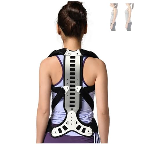 IXPIUZB Rücken Haltungskorrektur Herren Damen, Gerader Rücken Geradehalter Einstellbare Wirbelsäulenorthesen Für Rundrücken, Skoliose, Kyphose Und Wirbelkompressionsfrakturen (L) von IXPIUZB