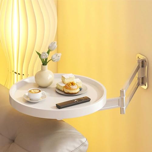 IXPIUZB Runder klapptisch Wand, Platzsparender Wand-Klapptisch 180 ° rotierender Wandtisch Mehrzweckklappschreibtisch 28x28 cm einfach zu bedienen für die Heimküche am Krankenbett IXPIUZB Runder klapptisch Wand, Platzsparender Wand-Klapptisch 180 ° rotierender Wandtisch Mehrzweckklappschreibtisch 28x28 cm einfach zu bedienen für die Heimküche am Krankenbett von IXPIUZB