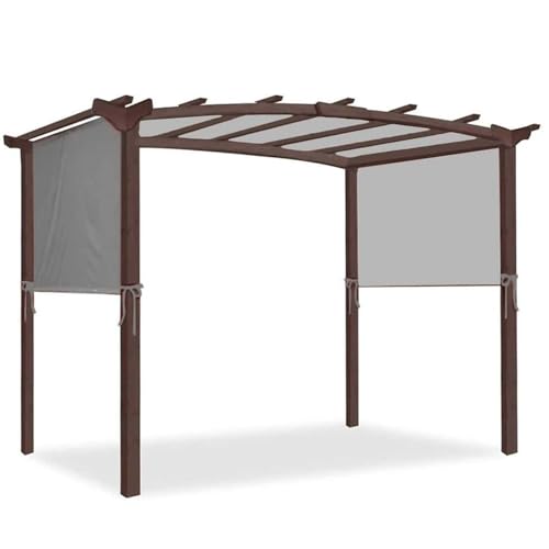 Pavillon Dachplane Ersatzdach, Pergola Ersatz Schattenabdeckung Gekrümmte Pergola Struktur Stabil Langlebiger Markise Universeller Ersatz Schatten Baldachin Oberer Deckel für Pergola Pavillon Dachplane Ersatzdach, Pergola Ersatz Schattenabdeckung Gekrümmte Pergola Struktur Stabil Langlebiger Markise Universeller Ersatz Schatten Baldachin Oberer Deckel für Pergola von IXPIUZB