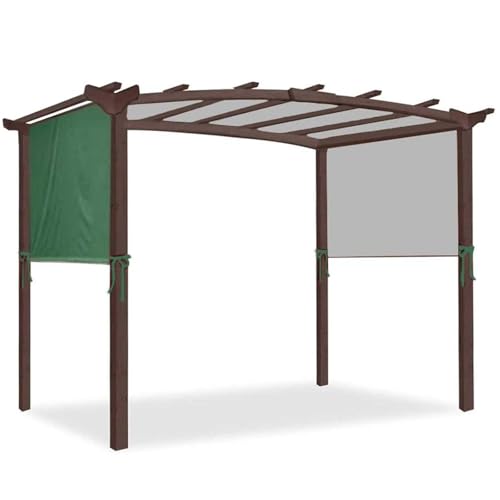 Pavillon Dachplane Ersatzdach, Pergola Ersatz Schattenabdeckung Gekrümmte Pergola Struktur Stabil Langlebiger Markise Universeller Ersatz Schatten Baldachin Oberer Deckel für Pergola Pavillon Dachplane Ersatzdach, Pergola Ersatz Schattenabdeckung Gekrümmte Pergola Struktur Stabil Langlebiger Markise Universeller Ersatz Schatten Baldachin Oberer Deckel für Pergola von IXPIUZB