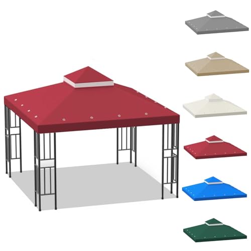 Pavillondach 3x3M Wasserdicht Stabil Winterfest Ersatzdach Pavillon Wasserdicht Partyzelt Ersatzbezug Doppeldach Schutzhaube Pavillonabdeckung Festzelt überdachung Gartenpavillon Pavillondach 3x3M Wasserdicht Stabil Winterfest Ersatzdach Pavillon Wasserdicht Partyzelt Ersatzbezug Doppeldach Schutzhaube Pavillonabdeckung Festzelt überdachung Gartenpavillon von IXPIUZB