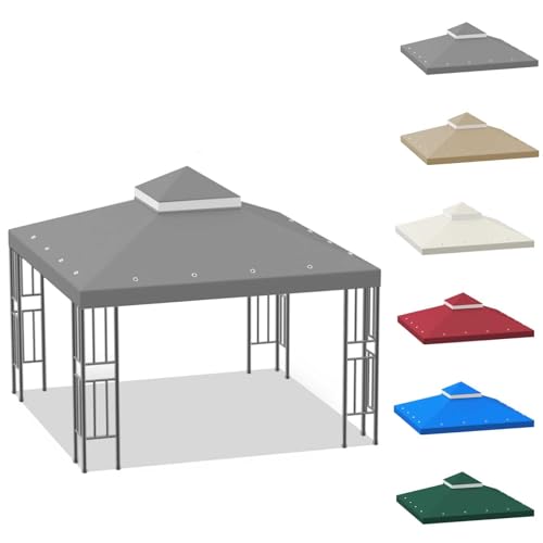 Pavillondach 3x3M Wasserdicht Stabil Winterfest Ersatzdach Pavillon Wasserdicht Partyzelt Ersatzbezug Doppeldach Schutzhaube Pavillonabdeckung Festzelt überdachung Gartenpavillon Pavillondach 3x3M Wasserdicht Stabil Winterfest Ersatzdach Pavillon Wasserdicht Partyzelt Ersatzbezug Doppeldach Schutzhaube Pavillonabdeckung Festzelt überdachung Gartenpavillon von IXPIUZB