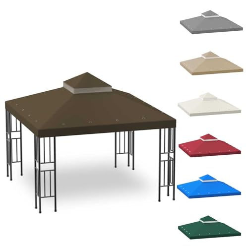 Pavillondach 3x3M Wasserdicht Stabil Winterfest Ersatzdach Pavillon Wasserdicht Partyzelt Ersatzbezug Doppeldach Schutzhaube Pavillonabdeckung Festzelt überdachung Gartenpavillon Pavillondach 3x3M Wasserdicht Stabil Winterfest Ersatzdach Pavillon Wasserdicht Partyzelt Ersatzbezug Doppeldach Schutzhaube Pavillonabdeckung Festzelt überdachung Gartenpavillon von IXPIUZB