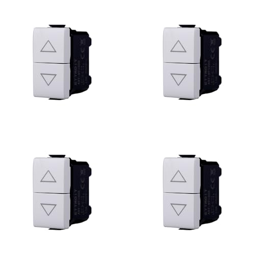 Doppelknopf 1P + 1P NO Duschstange kompatibel Bticino Matix Farbe Weiß von IXTRIMA
