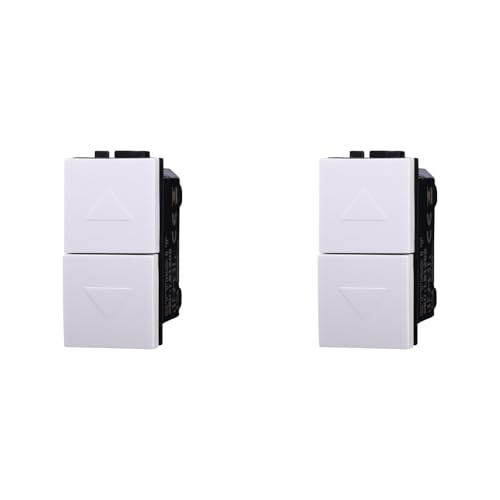 IXTRIMA Doppelknopf 1P + 1P NO Duschstange kompatibel Bticino Livinglight Farbe Weiß Set 2 Stück IXTRIMA Doppelknopf 1P + 1P NO Duschstange kompatibel Bticino Livinglight Farbe Weiß Set 2 Stück von IXTRIMA