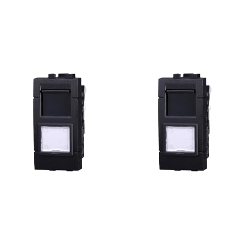 IXTRIMA Netzwerkstecker Datendose RJ45 CAT6 Farbe schwarz kompatibel mit Bticino Living Light/International 2 Stück IXTRIMA Netzwerkstecker Datendose RJ45 CAT6 Farbe schwarz kompatibel mit Bticino Living Light/International 2 Stück von IXTRIMA