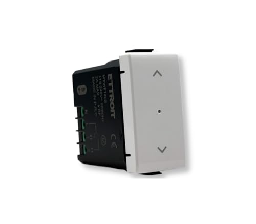 IXTRIMA Schaltfläche für Rollläden verbunden Smart Wifi Tuya Frucht Modul kompatibel mit Halterungen Bticino Matix weiß von IXTRIMA