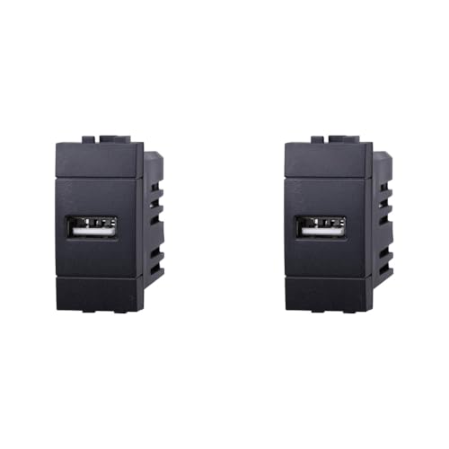 IXTRIMA Telefonanschluss RJ11-Buchse Farbe schwarz kompatibel mit Bticino Living Light/International 1 Stück von IXTRIMA