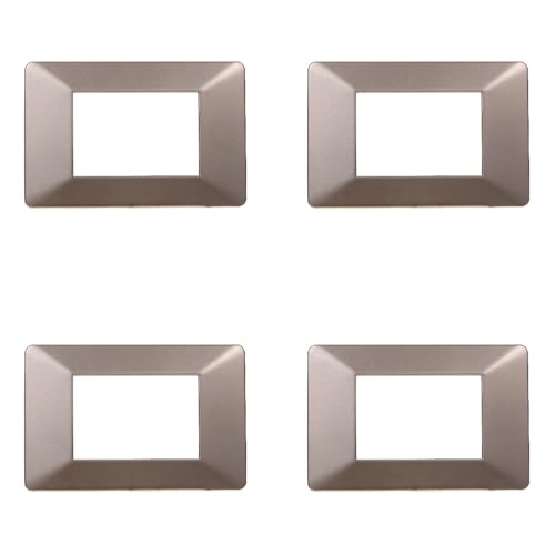 Kompatible ViMAR Plana, Kunststoffplatten Set 4 Stück 3 Plätze zum Austausch bestehender Platten - passen perfekt auf die Originalhalterung von IXTRIMA