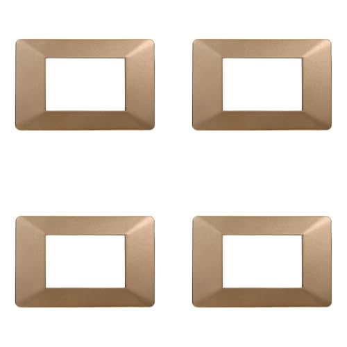 Kompatible ViMAR Plana, Kunststoffplatten Set 4 Stück 3 Plätze zum Austausch bestehender Platten - passen perfekt auf die Originalhalterung von IXTRIMA