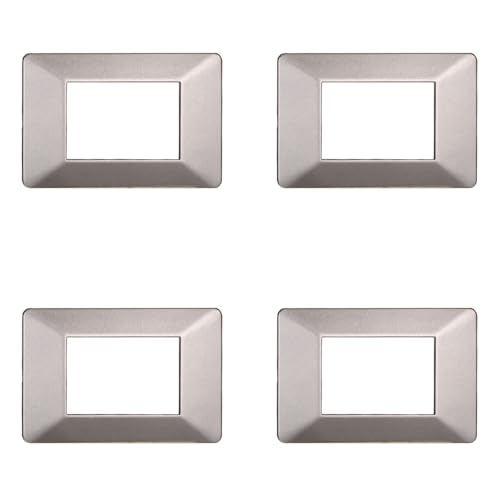 Kompatible ViMAR Plana, Kunststoffplatten Set 4 Stück 3 Plätze zum Austausch bestehender Platten - passen perfekt auf die Originalhalterung von IXTRIMA