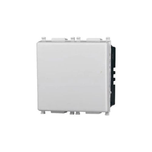Schalter 2P 2M 16A einpolig Farbe weiß kompatibel mit Vimar Plana 3202 von IXTRIMA