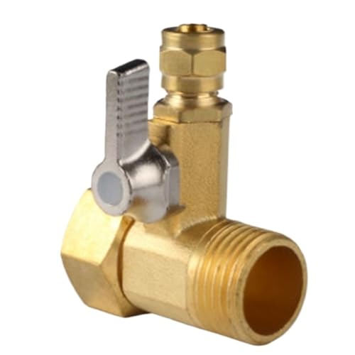 1/2'' To 1/4'' Brass Ball Valve RO Water Purifier Adapter Garden Tap Connector Hardware Accessories 1/2'' To 1/4'' Brass Ball Valve RO Water Purifier Adapter Garden Tap Connector Hardware Accessories von IXYFFRQO