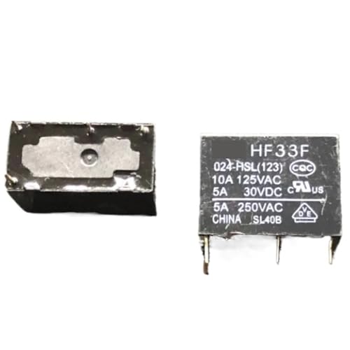 10 Teile/los Power JZC-33F HF33F-005-HS3 HF33F-012-HS3 HF33F-024-HS3 5A250VAC 4PIN(24VDC) von IXYFFRQO