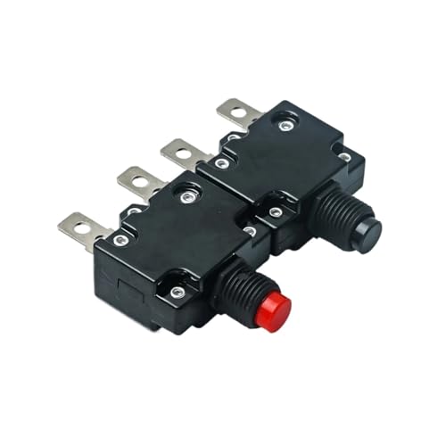 1Pcs Mini Strom Überlast Schutz Schalter Circuit Breaker Anpassbare 2A 3A 4A 5A 6A 8A 10A 15A 20A 40A Power versorgung(Red,Waterproof Cap) von IXYFFRQO