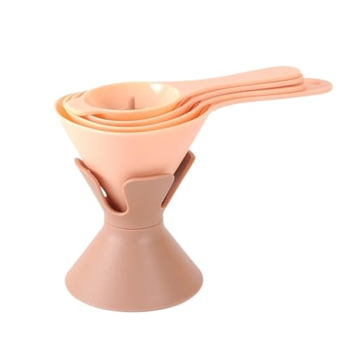 6-in-1 Multifunktions-Küchenset Flüssigkeitsabgabe Wiederverwendbarer Öltrichter Saft Eiweißfilter Trichter Kit Küchenwerkzeuge(Pink-1) von IXYFFRQO