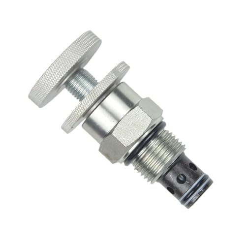 Gewindepatrone hydraulisch einstellbares Einzel- und Doppeldrosselventil LF08-00 DLF08-00 Durchflussregelung NV/FC08(Single LF08 Hexagon) von IXYFFRQO