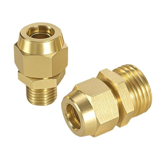 IXYFFRQO Alle Kupfer Außendraht ausgestellte direkte Armaturen 1/2/3/4 Punkte Glocke Mund Klimaanlage Kälte Öl Rohr gerade j(DN15-12mm) von IXYFFRQO