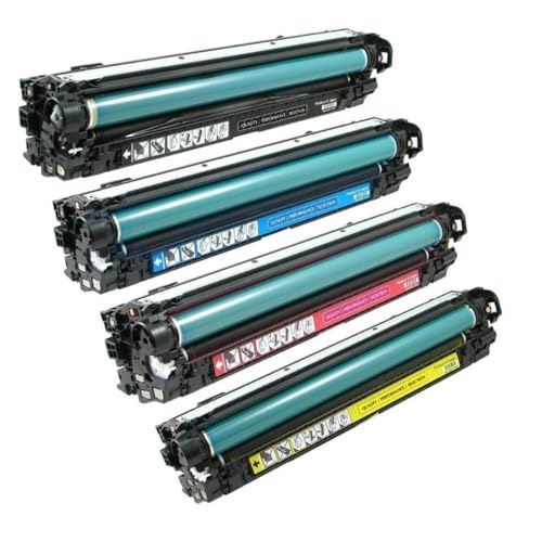 IYBYNYHN 4 Packtoner -Patrone 507A CE400X CE400A kompatibel mit Enterprise 500 M551DN M551N M551XH MFP575DN M575F M575C Drucker von IYBYNYHN