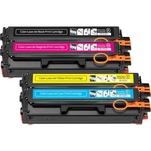 IYBYNYHN 4 Toner-Patronen CTL-2100K CTL-2100HK kompatibel mit CP2100D CP2100Jazz CP2100DW CM2100DW CM2100ADN CM2100ADW Drucker Drucker(2500 Pages New chip) von IYBYNYHN
