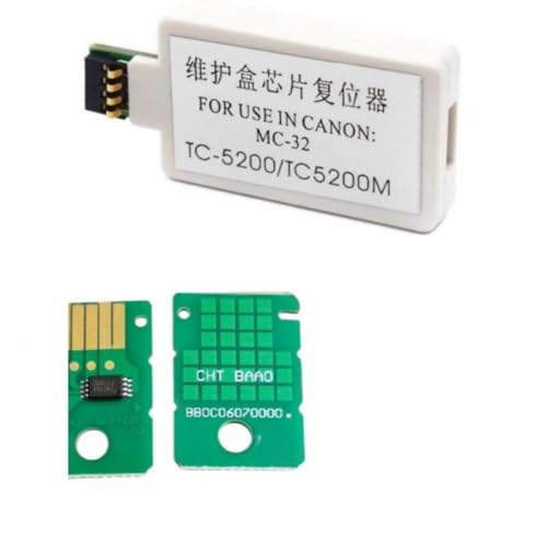 IYBYNYHN MC-32 Wartungspatronen-Chip-Resetzter kompatibel mit TC-5200 TC-5200M TC-20 Drucker Abfalltank-Tank Rescker(Resetter and Chip) von IYBYNYHN