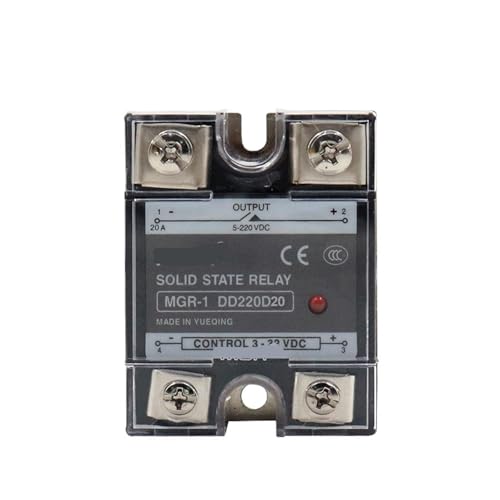20DD SSR-Steuerung 3~32VDC Ausgang 5~220VDC einphasiges DC-Halbleiterrelais 20A MGR-1 DD220D20(MGR-1 DD220D20) von IYNWBJTS