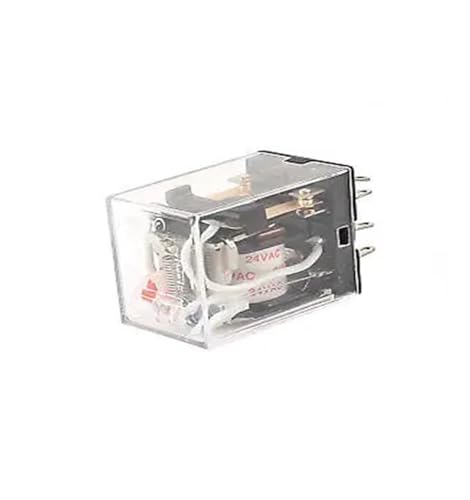 5 Stück HH52PL AC 24 V Spule 8-polig DPDT rotes LED-Licht elektromagnetisches Relais von IYNWBJTS
