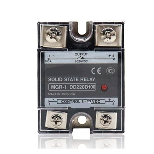 Halbleiterrelais MGR-1 DD220D100 SSR-100DD 100A 3~32VDC 5~220VDC DC-DC einphasiges Halbleiterrelais(MGR-1 DD220D100) von IYNWBJTS