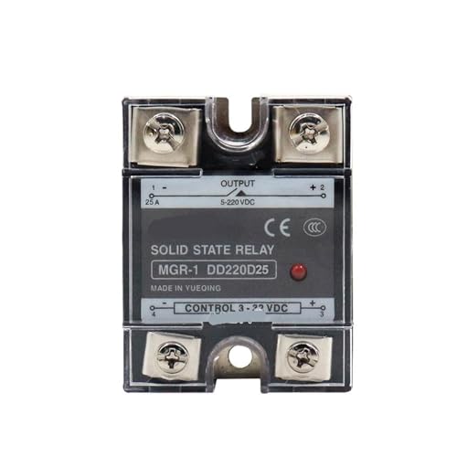 Halbleiterrelais MGR-1 DD220D25 SSR-25DD 25A 3~32VDC 5~220VDC DC-DC einphasiges Halbleiterrelais(MGR-1 DD220D25) von IYNWBJTS