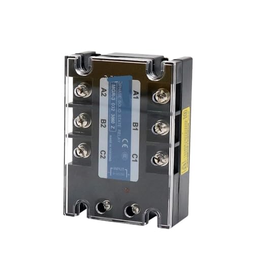Halbleiterrelais MGR-3 032 3860Z SSR-60DA 60A 380VAC 3~32VDC DC-AC dreiphasiges Halbleiterrelais(Relay and heat sink) von IYNWBJTS