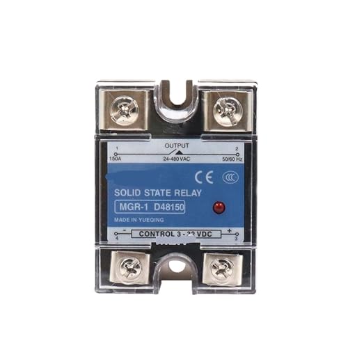 MGR-1 D48150/SSR-150DA 150A einphasiger DC-gesteuerter AC-Kühlkörper 24-480VAC bis 3-32VDC 150A DA-Halbleiterrelais(Relay and heat sink) von IYNWBJTS