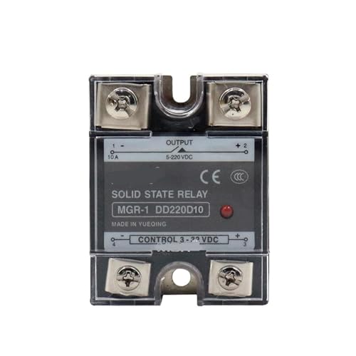 MGR-1 DD220D10/SSR-10DD 10A einphasiges Halbleiterrelais 3~32VDC 5~220VDC DC-DC(MGR-1 DD220D10) von IYNWBJTS