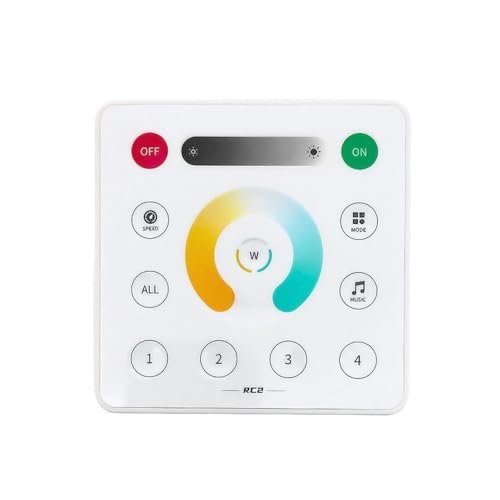 SP530E SPI+5CH PWM Led Controller Einstellungen Dim/CCT/RGB/RGBCCT 2,4G Fernbedienung Touch Panel(RC2 Touch Panel) von IYNWBJTS