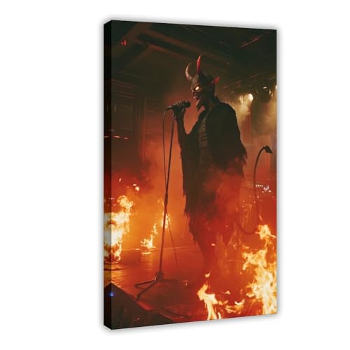 IYQTAGGH Flammenbühnenkonzert-Poster, Leinwand-Poster, Schlafzimmer, Dekoration, Landschaft, Büro, Raumdekoration, Geschenk, 50 x 75 cm IYQTAGGH Flammenbühnenkonzert-Poster, Leinwand-Poster, Schlafzimmer, Dekoration, Landschaft, Büro, Raumdekoration, Geschenk, 50 x 75 cm von IYQTAGGH