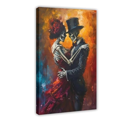 IYTAFGYT Dancing Dead Art Gothic Dance of Death Dance Canvas Poster Schlafzimmer Dekor Landschaft Dekor Geschenk 60 x 90 cm IYTAFGYT Dancing Dead Art Gothic Dance of Death Dance Canvas Poster Schlafzimmer Dekor Landschaft Dekor Geschenk 60 x 90 cm von IYTAFGYT