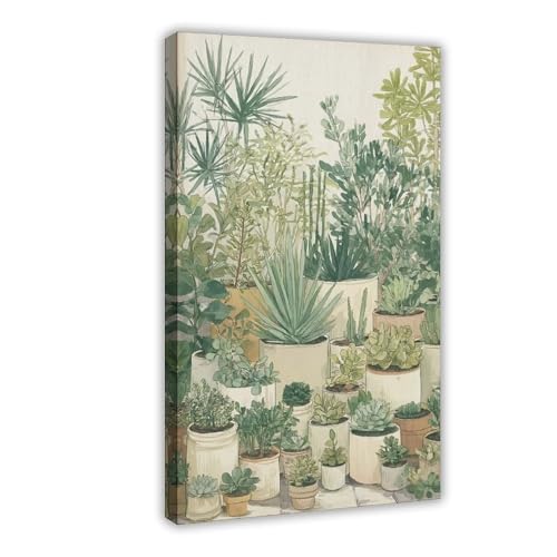 IYTAFGYT Kunstdruck auf Leinwand, Motiv: Mitte des Jahrhunderts, moderner Pflanzendruck, Wandkunstdruck, Bild, Gemälde, 50 x 75 cm IYTAFGYT Kunstdruck auf Leinwand, Motiv: Mitte des Jahrhunderts, moderner Pflanzendruck, Wandkunstdruck, Bild, Gemälde, 50 x 75 cm von IYTAFGYT