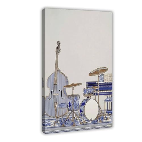 IYTAFGYT Leinwand-Poster, Motiv: Musikalisches Instrumen, Wandkunstdruck, Bild, Gemälde, 30 x 45 cm IYTAFGYT Leinwand-Poster, Motiv: Musikalisches Instrumen, Wandkunstdruck, Bild, Gemälde, 30 x 45 cm von IYTAFGYT