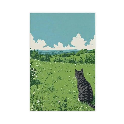 IYTAFGYT Leinwand-Poster, Retro-Landschaft, Wandkunstdruck, Bild, Gemälde, 20 x 30 cm IYTAFGYT Leinwand-Poster, Retro-Landschaft, Wandkunstdruck, Bild, Gemälde, 20 x 30 cm von IYTAFGYT