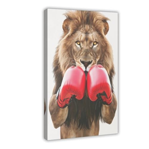 IYTAFGYT Leinwandposter "Nspirational Lion", Schlafzimmerdekoration, Landschaftsdekoration, Geschenk, 30 x 45 cm von IYTAFGYT