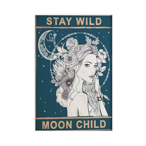 IYTAFGYT Leinwandposter "Stay Wild Moon Chil", Wandkunstdruck, Bild, Gemälde, 50 x 75 cm IYTAFGYT Leinwandposter "Stay Wild Moon Chil", Wandkunstdruck, Bild, Gemälde, 50 x 75 cm von IYTAFGYT