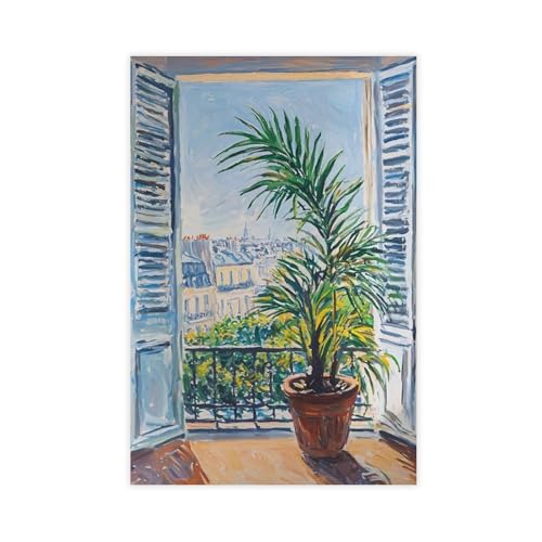 IYTAFGYT Leinwandposter The Open Window, Schlafzimmerdekoration, Landschaftsdekoration, Geschenk, 20 x 30 cm IYTAFGYT Leinwandposter The Open Window, Schlafzimmerdekoration, Landschaftsdekoration, Geschenk, 20 x 30 cm von IYTAFGYT