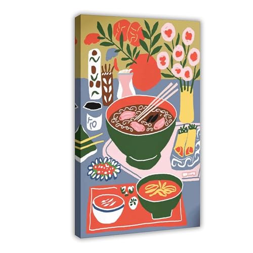 IYTAFGYT Leinwandposter mit vietnamesischem Essen, Wandkunstdruck, Bild, Gemälde, 30 x 45 cm von IYTAFGYT