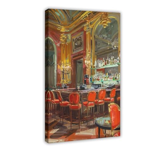 IYTAFGYT Luxus-Poster auf Leinwand, Motiv: Cocktailbar, Wandkunstdruck, Bild, Gemälde, 20 x 30 cm IYTAFGYT Luxus-Poster auf Leinwand, Motiv: Cocktailbar, Wandkunstdruck, Bild, Gemälde, 20 x 30 cm von IYTAFGYT