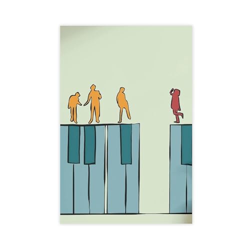 IYTAFGYT Musikdruck, Musikposter, Leinwandposter, Schlafzimmer-Dekor, Landschaftsdekoration, Geschenk, 40 x 60 cm von IYTAFGYT